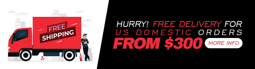 Hurry! Free Delivery for US Domestic Orders! From $300!