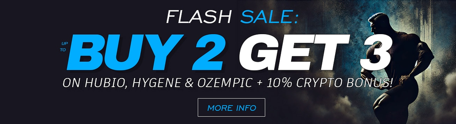 Flash Sale: up to Buy 2 Get 3 + 10% Crypto Bonus!